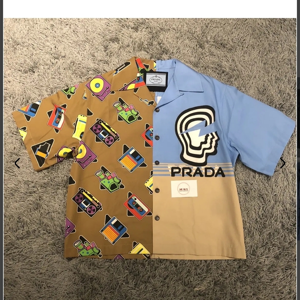 Prada Bowling Short Sleeve Shirt